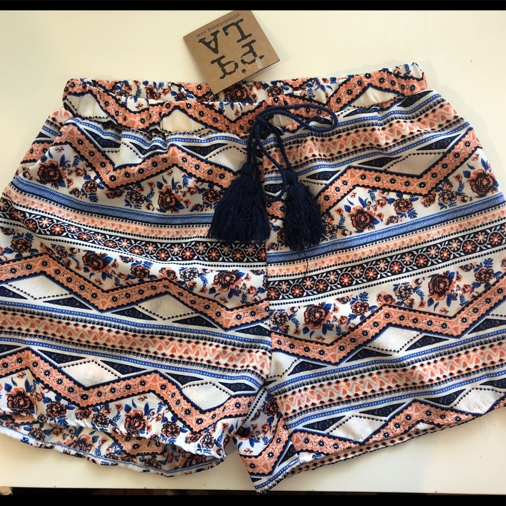 NWT Colorful Tribal/Floral Print Shorts